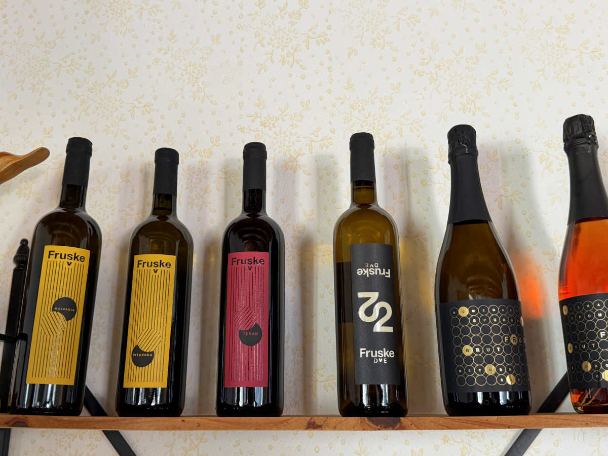 Prodotti tipici dell'osmiza Fruske